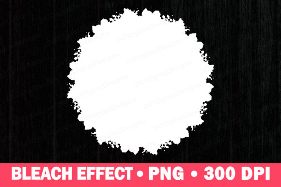 Achieve an Authentic Distressed Look with Bleach Effect PNGs