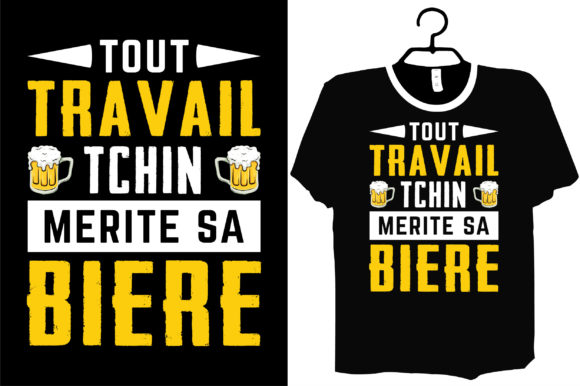 Biere Typographic T-shirt Design: A Bold Choice for Modern Brands