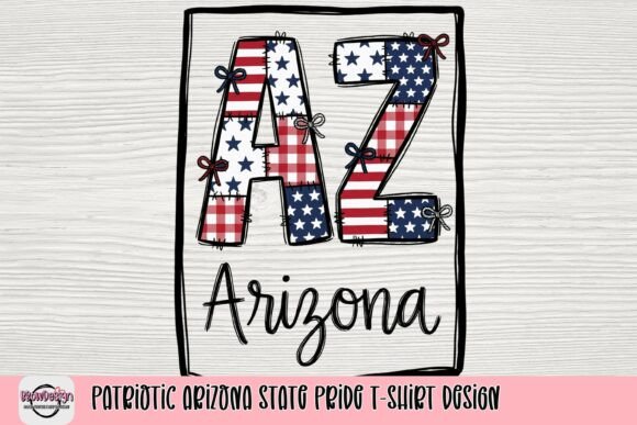 Celebrate Arizona: A Bold Patriotic Design for Creators