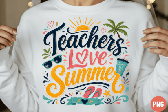 Celebrate Educators with the Perfect Summer PNG Design