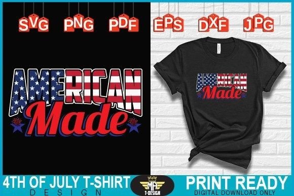 Celebrate the Red, White, and Blue: Authentic American Made July 4th Patriotism Design