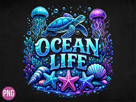 Designing with the Deep: Using Ocean Life JellyfishTurtle PNG