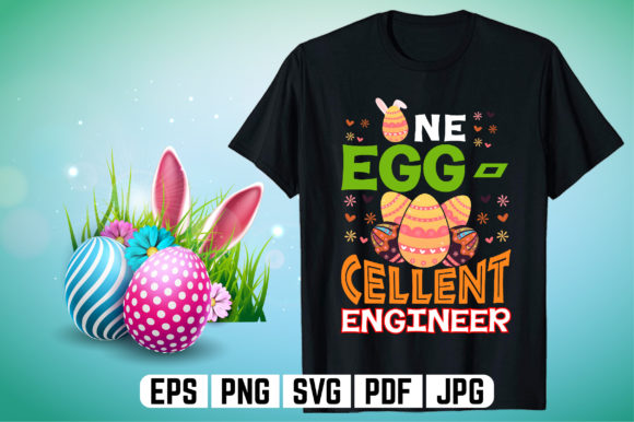 Engineer Easter Day SVG: One Egg-cellent Design Template