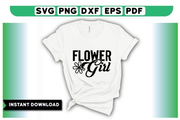Flower Girl T Shirt Design: Fresh Graphics for Every Project