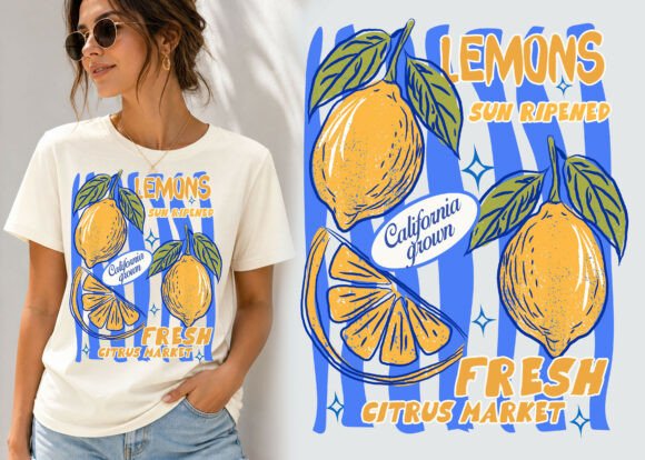Fresh Vibes: The Lemon Trendy Summer Lemon Shirt Design