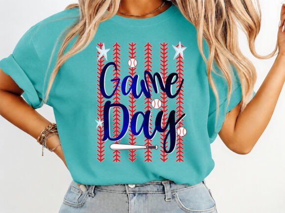 Game Day Baseball Preppy T-Shirt Design: A Trendy Take on America's Pastime