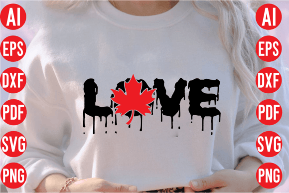 Love SVG Design: Canada Clip Art for Creative Projects