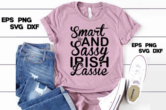Sassy Svg Design, Smart & Sassy Irish Lassie: A Font with Personality