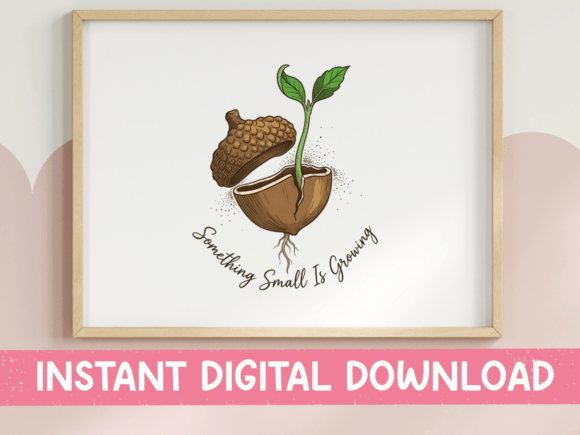 Something Small is Growing: A Nature-Inspired Acorn Design for Meaningful Announcements